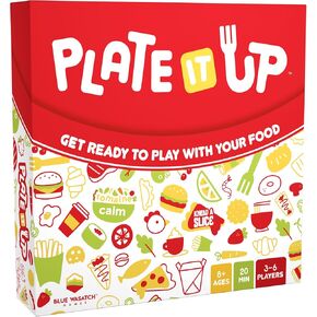 Blue Wasatch Games Plate It Up - A Foodie Party Game | Make Your Best Creative Dish and Win | with Over 350 Foods and Fun Scenarios | Ages 8+ | 3-6 Players | 20 Min to Play