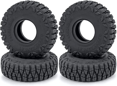 إطارات سيارات 1/24th RC إطارات عجلات مطاطية 62 مم لمحور SCX24 ديدبولت المصارع برونكو (نمط B) in Kuwait