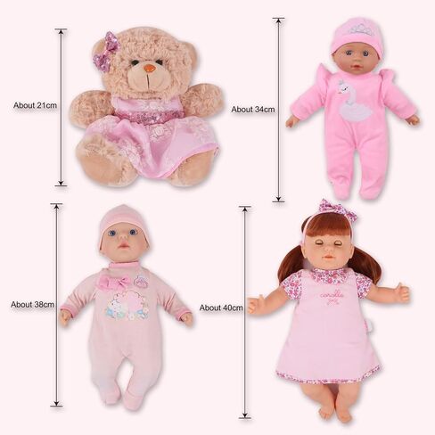 13" Soft Doll with Carry On Backpack Carrier, Briefcase Pocket for Doll Accessories and Clothing (Backpack Lion) in Saudi Arabia