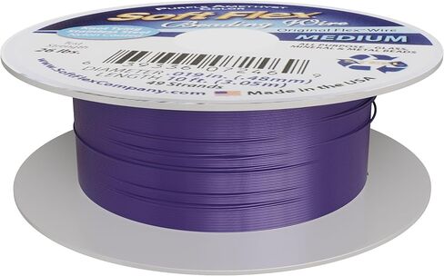 Soft Flex 49 Strand Beading Wire - Medium 0.19 Diameter - 10 Feet Nylon Design Wire in Kuwait
