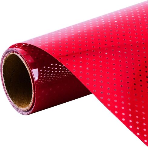 Mesh Hole HTV Heat Transfer Vinyl - 12 Inch x 5 Feet PU Perforated Mesh Iron on Vinyl Rolls for T-Shir, Mesh Vinyl HTV for DIY Clothing (White) in Saudi Arabia