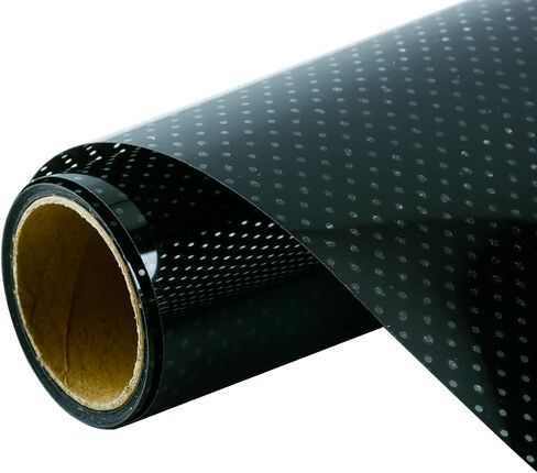Mesh Hole HTV Heat Transfer Vinyl - 12 Inch x 5 Feet PU Perforated Mesh Iron on Vinyl Rolls for T-Shir, Mesh Vinyl HTV for DIY Clothing (White) in Saudi Arabia
