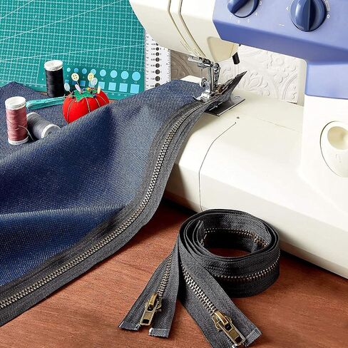 Black #8 Nylon Coil Zippers for Sewing (24 Inches, 3 Pack) in Saudi Arabia