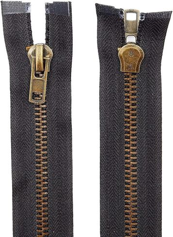 Black #8 Nylon Coil Zippers for Sewing (24 Inches, 3 Pack) in Saudi Arabia
