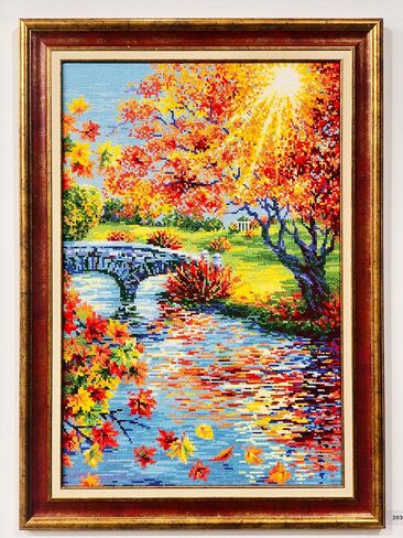 RIOLIS Counted Cross Stitch Kit 15.75"X23.5"-Sunny Autumn (10 Count) in Saudi Arabia