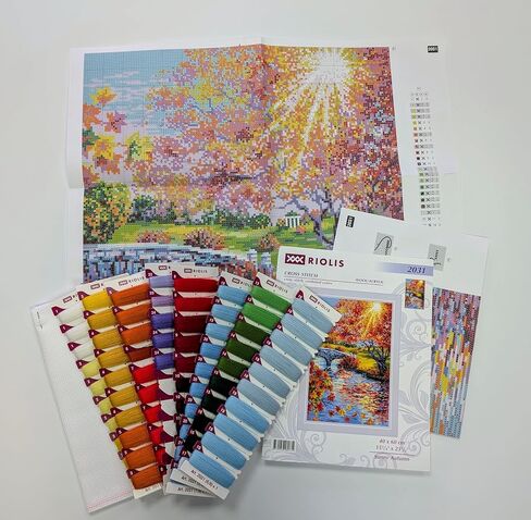 RIOLIS Counted Cross Stitch Kit 15.75"X23.5"-Sunny Autumn (10 Count) in Saudi Arabia