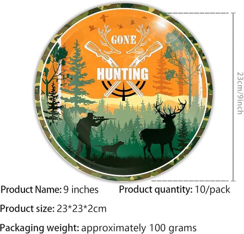 لوازم حفلات الصيد، أطباق حفلات الصيد، تتضمن لوحات خلفية للصيد، دبابيس المائدة، مفارش المائدة in Kuwait