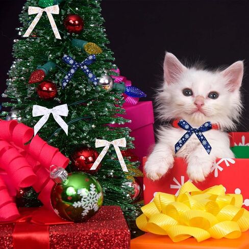 20 ياردة ندفة الثلج الشريط الساتان عيد الميلاد ندفة الثلج ستار كرافت الشريط لتغليف الهدايا باقة صياغة والخياطة ديكور الحفلات (فضي) in Kuwait