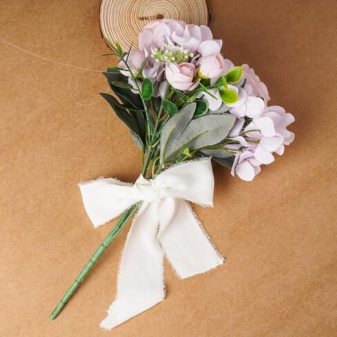 3 Rolls Chiffon Silk Ribbons Set 1.5 inch x 21Yd (3 Rolls *7Yd) Fringe Ribbon for Wedding Invitations Flower Arrangement Decoration Wrapping DIY Handicrafts Baby Shower (Cream White) in Saudi Arabia