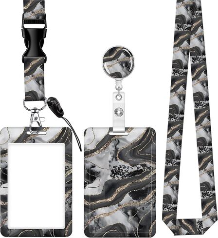 Badge Reels Retractable with Carabiner Reel Clip, ID Name Tag Work Badge Holder Belt Ferrule, Identity ID Badge Holder Cover Case for Office Work Nurse Teacher Student Gifts(Camo Hunting) in Kuwait