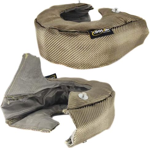 Xinhan T25 T3 T4 T6 Titanium Fiber Turbo Heat Shield Inner stainless steel knitted wire mesh inner liner with 2 springs fastener (T3) in Kuwait