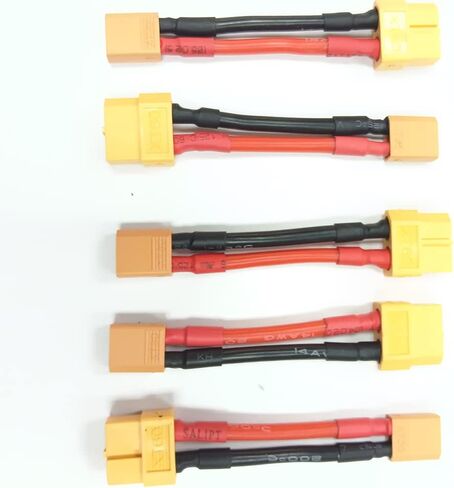 XT60 التوصيل أنثى XT30 ذكر كابل تمديدي للمحول يؤدي 14awg 50 مللي متر لشاحن RC يؤدي ومحول البطارية. 5 قطعة in Kuwait