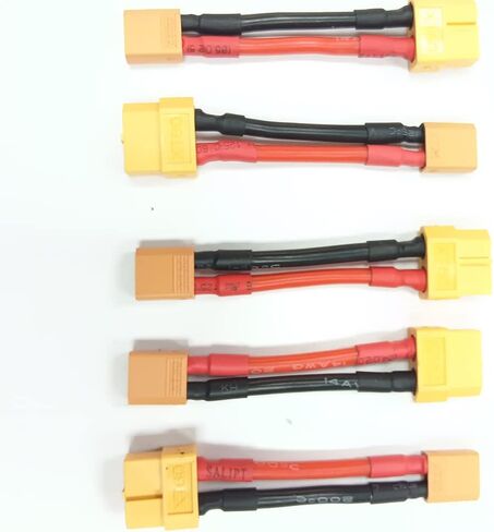 XT60 التوصيل أنثى XT30 ذكر كابل تمديدي للمحول يؤدي 14awg 50 مللي متر لشاحن RC يؤدي ومحول البطارية. 5 قطعة in Kuwait