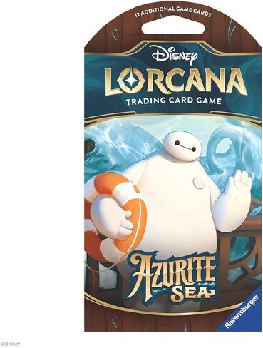 Ravensburger Disney Lorcana TCG: حزمة معززة فردية متنوعة من Azurite Sea (12 بطاقة) | بطاقات التداول القابلة للتحصيل | مثالية لمحبي ديزني ولاعبي TCG | مناسبة للأعمار من 8 سنوات فما فوق in Saudi Arabia