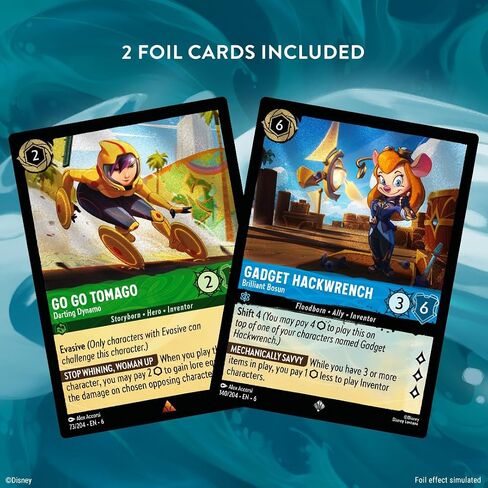 Ravensburger Disney Lorcana TCG: حزمة معززة فردية متنوعة من Azurite Sea (12 بطاقة) | بطاقات التداول القابلة للتحصيل | مثالية لمحبي ديزني ولاعبي TCG | مناسبة للأعمار من 8 سنوات فما فوق in Saudi Arabia