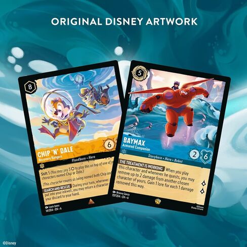 Ravensburger Disney Lorcana TCG: حزمة معززة فردية متنوعة من Azurite Sea (12 بطاقة) | بطاقات التداول القابلة للتحصيل | مثالية لمحبي ديزني ولاعبي TCG | مناسبة للأعمار من 8 سنوات فما فوق in Saudi Arabia