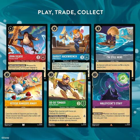Ravensburger Disney Lorcana TCG: حزمة معززة فردية متنوعة من Azurite Sea (12 بطاقة) | بطاقات التداول القابلة للتحصيل | مثالية لمحبي ديزني ولاعبي TCG | مناسبة للأعمار من 8 سنوات فما فوق in Saudi Arabia