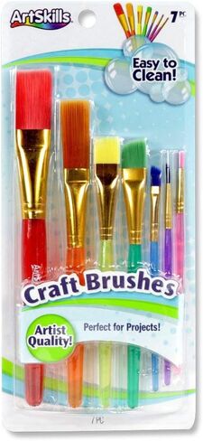 ArtSkills Paint Brush Set, Assorted Brushes, 25 Pieces (PA-1986) in Kuwait