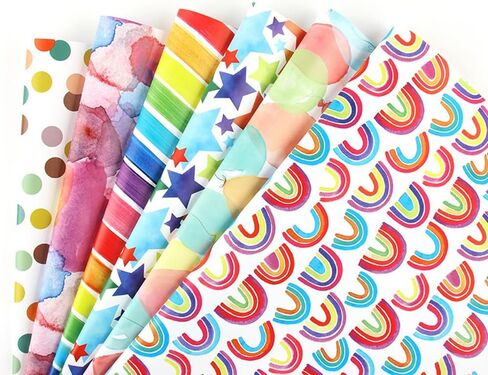 ورق تغليف هدايا كلاسيكي، ورق تغليف هدايا عيد الحب، ورق تغليف هدايا عيد الحب، ورق لف كبير الحجم (1 لفة 16.9 * 118.1 بوصة) (نقاط غير منتظمة) in Kuwait