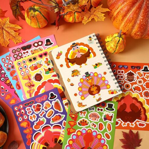 NOVWANG 32 Sheets Christmas Make a face Sticker for Kids, Christmas Craft Stickers Make Your Own Christmas Characters Sticker for Christmas Party Game Bag Stocking Stuffers Xmas DIY Crafts Party Favor in Saudi Arabia