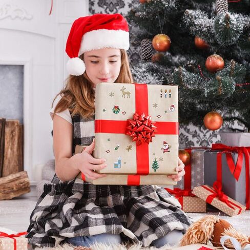 LEMESO ملصقات عيد الميلاد ملصقات زخرفة عيد الميلاد DIY حرف عيد الميلاد للأطفال لهدايا عيد الميلاد لوازم حفلات النشاط in Saudi Arabia