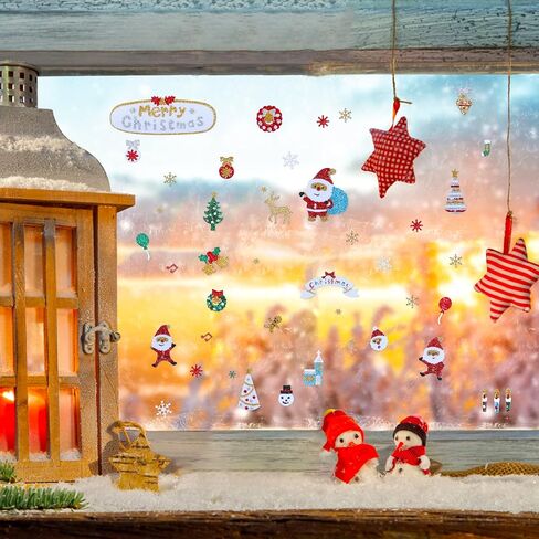 LEMESO ملصقات عيد الميلاد ملصقات زخرفة عيد الميلاد DIY حرف عيد الميلاد للأطفال لهدايا عيد الميلاد لوازم حفلات النشاط in Saudi Arabia