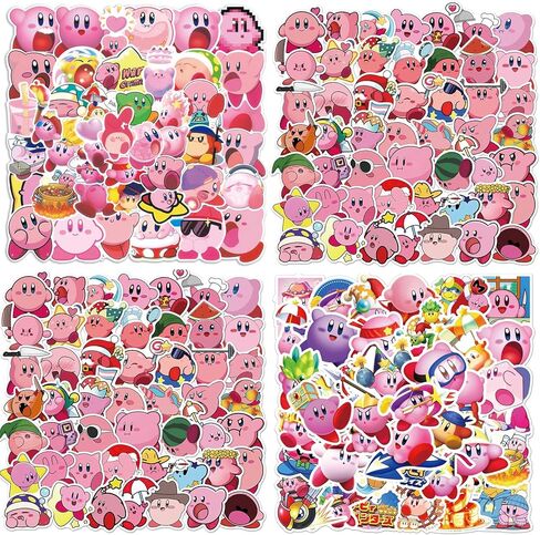 200Pcs Cute Anime Stickers, Stickers Waterproof and Sun Screen Reusable Gift for Anime Fans or Friends in Kuwait