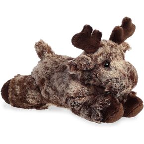 Aurora® Adorable Mini Flopsie™ Maia Moose™ Stuffed Animal - Playful Ease - Timeless Companions - Brown 8 Inches