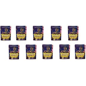 10 Packs Dragon Shield Matte Mini Japanese Purple 60 ct Card Sleeves Display Case