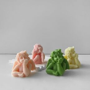 Silicone Curved Flower Resin Mold - Spiral & Cylinder Molds for Resin Casting & Candle Making