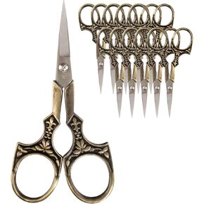 JubileeYarn Antique Style Heirloom Embroidery Craft Scissors - Copper - 1 Scissor