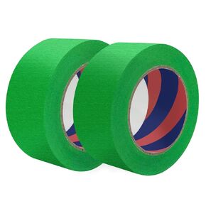 Painters Tape, 2 inch x 55 Yards x 2 Rolls Black Painters Masking Tape for Indoor and Outdoor Use, Medium Adhesive Paint Tape for DIY Crafts, Arts, Painting, Easy Removal