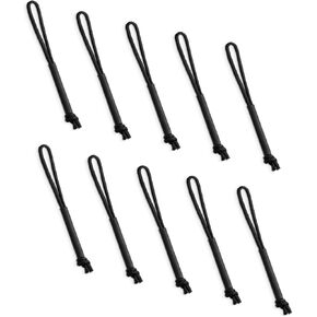 TACTICAL_GEEK G11 Zipper Pulls, 10 Pieces Zipper Puller Head Accessories, Strong Nylon Cord, Zipper Pulls Replacement for Backpack, Jacket, Purse, Handbag, Sweatshirt