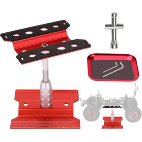 RC Car Stand Repair Workstation Portable RC Work Stand RC Repair Stand for 1/8 1/10 1/12 and 1/16 Scale RC Cars Trucks Crawlers and More