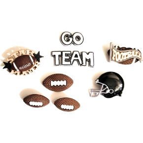 The Football Collection - Buttons by Dress it Up Buttons and Embellishments - 8 Pieces