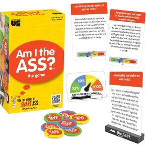 Am I The A**?, Adult Party Game That Call's Out A** Behavior and Sparks Conversations, Great for Christmas Parties and Gifts, Game Nights, 250 Cards Based on Real Scenarios, See How 500 People Voted
