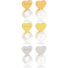 HANGINTHERE 6 Pcs Mixe Silicone Earring Backs for Stud Hoop Earrings Dangle Earrings Heavy Duty Earrings,Size: 0.2 * 0.24 * 0.45 in