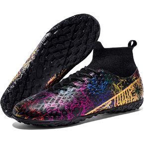 Unisex-Adult Soccer Cleats Lightweight Futsal Training Football Shoes for Big Boys