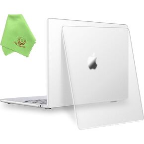 UESWILL [Invisible Ultra Thin] Case for 2022-2024 MacBook Air 13 inch M2 M3 A2681 A3113 with 13.6" Liquid Retina Display, Premium Translucent Slim Hard Shell Cover, Clear