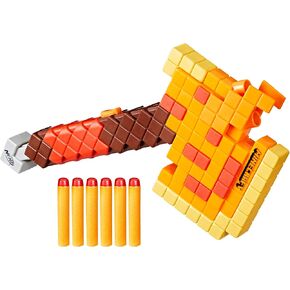 Nerf Minecraft Firebrand Dart Blaster Axe