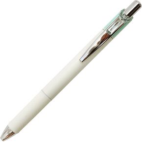 Pentel EnerGel Clena Retractable Liquid Gel Pen, Micro Fine Point 0.4mm Needle Tip, Black Ink, Mint Green Body (BLN74LK-A)