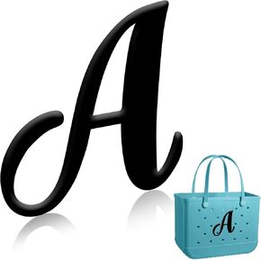 Letter Charms for Bogg Bag, Decorative Bogg Bag Letter Charms, Alphabet Lettering Accessories, Bogg Bag Charms Insert Alphabet Lettering, Alphabet 3D Letters for Personalizing Handbag DIY