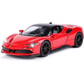 Toy Cars Ferrari Model for Kids 1:32 Diecast Metal Toy Cars,Pull Back Car with Light and Music Ferrari SF90 Toy Car Collectible Model Cars,for Boys Age 3 + Year Old in Saudi Arabia