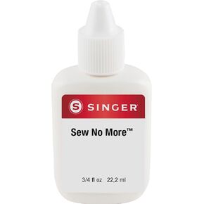 SINGER 00184 Sew No More Fabric Glue, 3/4-Fluid Ounce,