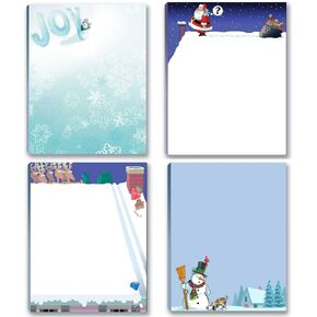 Stonehouse Collection Christmas Notepads - Holiday Notepads - 4 Funny Christmas Notepads