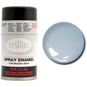 Testors Spray Enamel Paint Silver - 1246 ^