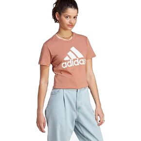تي شيرت بشعار Loungewear Essentials للنساء من أديداس
