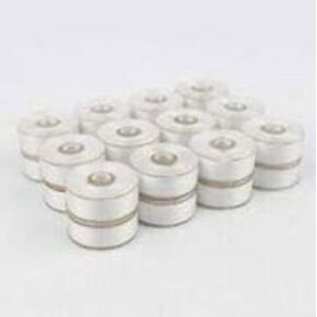WonderFil Decobob Prewound Thread, White