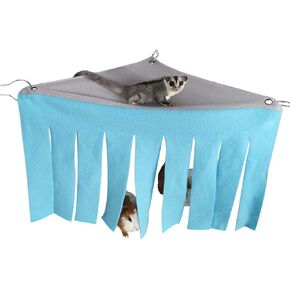 1 Pieces Guinea Pig Hideout Rat Corner Hideaway Peekaboo Toys Cage Accessories Hidden Habitat Tent Toys for Ferrets Chinchillas Sugar Glider Small Pet Animals