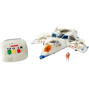 Hot Wheels RC Mattel Disney and Pixar Lightyear Spaceship with Buzz Lightyear Action Figure, Remote Control Drone